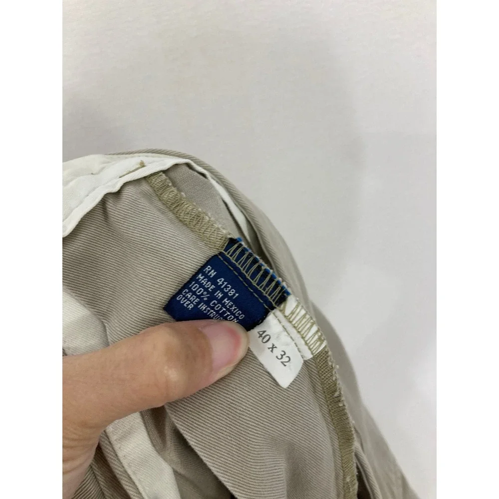 Polo Ralph Lauren Philip Pants‎ size 40x28 Tan Khaki Cotton Chino Trousers